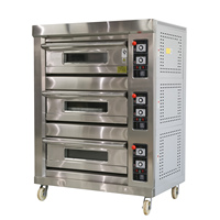 Oven Komersial Rui Tai 3 Dek 6 Loyang dengan Kontrol Digital, Pengaturan Timer Pemanasan Seragam dari Baja Tahan Karat, untuk Toko Roti dan Restoran