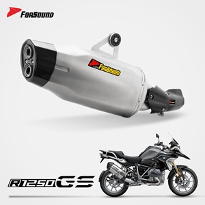 Sistema <span class=keywords><strong>de</strong></span> <span class=keywords><strong>Escape</strong></span> para Motocicleta Forsound, <span class=keywords><strong>Precio</strong></span> <span class=keywords><strong>de</strong></span> Fábrica al por Mayor, Silenciador <span class=keywords><strong>de</strong></span> Fibra <span class=keywords><strong>de</strong></span> Carbono <span class=keywords><strong>de</strong></span> Doble Salida R1250GS Akrapovics para R1300GS - Product Image 1
