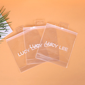 ขายร้อนเป็นมิตรกับสิ่งแวดล้อมซิปผนึกเสื้อผ้าบรรจุภัณฑ์ถุงพลาสติก Ziplock ฝ้า - Product Image 2
