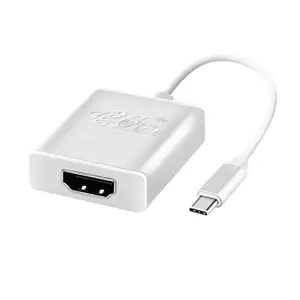 Hochwertiger kunden spezifischer Stecker zu Stecker USB-C Typ USB C zu HDMI Konverter Adapter für Projektor Monitor 4K