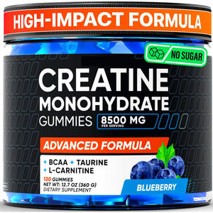 OEM/ODM <b>Creatine</b> <b>Monohydrate</b> Gummies Pre Workout Supplement Sugar Free <b>Creatine</b> Gummies Supplement - Product Image 1