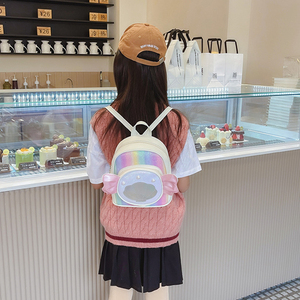 Mochila elegante para niñas estilo princesa, linda mochila infantil para jardín de infantes, escuela primaria, mochila de viaje. - Product Image 4