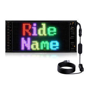 Hágalo usted mismo Flexible Rgb Led Display Bright Car Sign Board para parabrisas Diy <span class=keywords><strong>El</strong></span> producto - Product Image 2