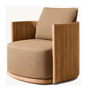 Set di Divani da Giardino per Villa e Cortile, Chaise Longue in Teak, Arredamento da Esterno in Stile Americano, Divano Componibile per Hotel e Balcone - Product Image 2