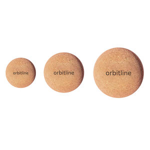 工場直販フィットネスカスタムコルクピラティスヨガボールピーナッツ型筋膜リリース深部組織マッサージローラーモビリティフィジカル - Product Image 6