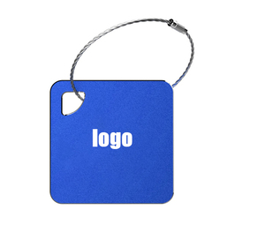 Xinrunjin Double face gravé lettrage conception en alliage d'aluminium étiquettes à bagages accessoires de voyage cadeaux promotionnels et d'affaires - Product Image 4