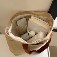 Sac fourre-tout en toile de coton écologique et recyclable, personnalisé, multifonctionnel, de qualité supérieure, réutilisable, pour les voyages, les courses