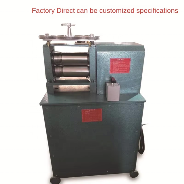 Electric Gold Silver Wire Pressing Machine Equipment Mechanical Processing Flattening Strip Jewelry Processing