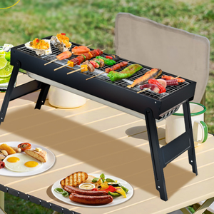 Parrilla de Carbón para <span class=keywords><strong>Barbacoa</strong></span> al Aire Libre, Parrilla Multifuncional para <span class=keywords><strong>Barbacoa</strong></span> - Product Image 2
