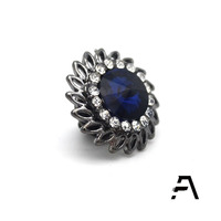 Broche à bouton en cristal pour hommes, bijoux en alliage pour costume, fête, mariage, fiançailles, idées cadeaux pour enfants