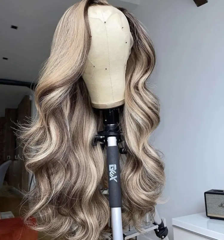 Kwaliteit Wit Weave Haar Overzeese Agentschap Haar, 613 Braziliaanse Blonde Menselijk Haar Weave, russisch Blonde Maagd Hair Extensions Grijs