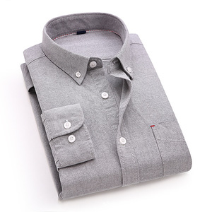 Ohsisa 2025 <span class=keywords><strong>Camicia</strong></span> Oxford da <span class=keywords><strong>Uomo</strong></span> alla Moda a Maniche Lunghe 100% Cotone Nuova Senza Stiratura Tutto Cotone per Uso Interno ed Esterno Casual Moda Primavera - Product Image 5