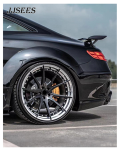 JJSEES Juego de 2 Ruedas de Aleación para Auto de Carreras, Personalizadas, de 4 y 5 Orificios, Forjadas, de 18, 19, 20, 21, 22, 24 y 26 Pulgadas, para <span class=keywords><strong>Mercedes</strong></span> <span class=keywords><strong>C63</strong></span> - Product Image 2