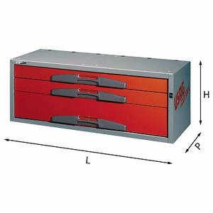 Gabinete para Herramientas Usag de 990x375x382 mm, 3 Cajones, Estilo Industrial, con Cerradura con Llave - Product Image 1