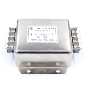 ตัวกรองไฟฟ้ากระแสสลับ 3 เฟส รุ่น QEMC1-C3 แรงดันไฟฟ้า 250/440VAC กระแสไฟ 6A/10A/20A/30A  การเชื่อมต่อแบบเทอร์มินัลบล็อก ตัวกรอง EMI/EMC - Product Image 3