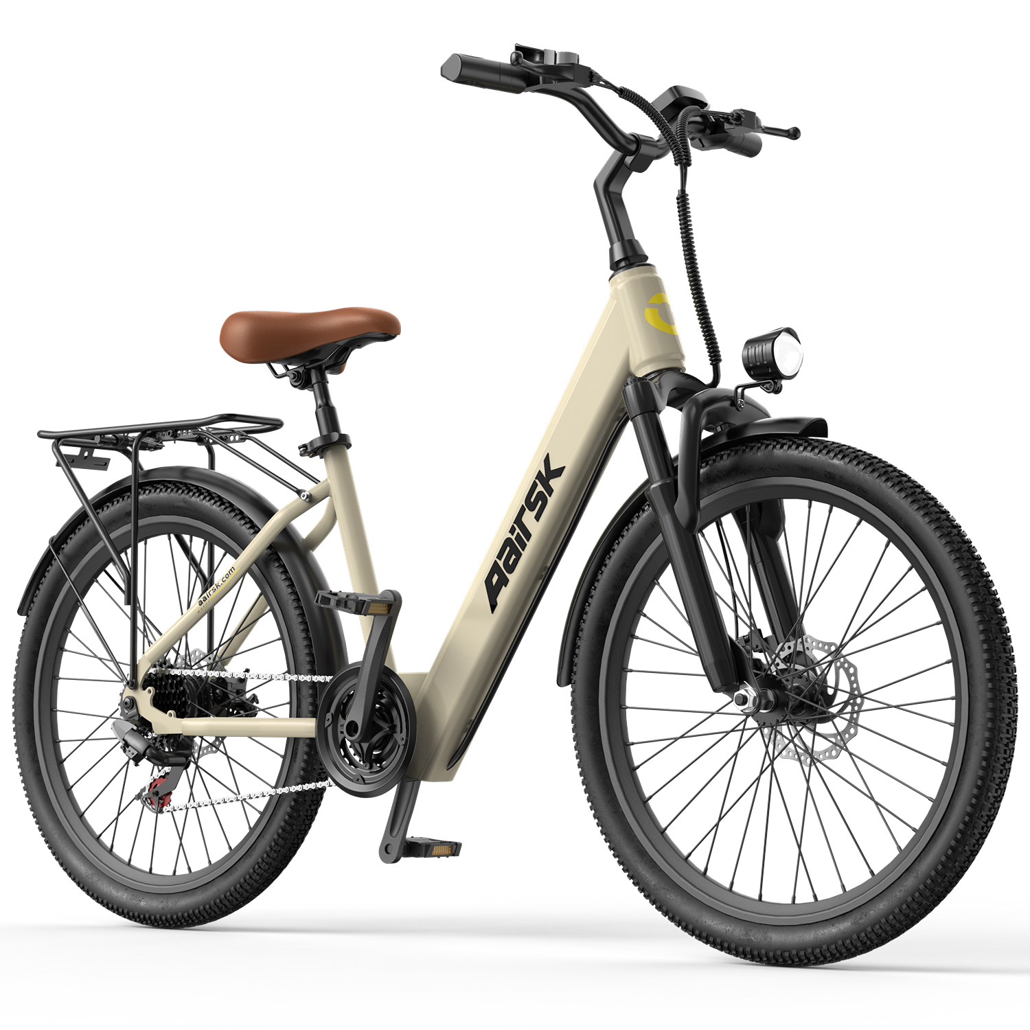 Best Selling 24-Inch Electric Bicycle - 7 Speed, Carbon Steel Frame