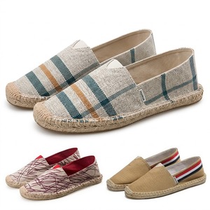 Chaussures Espadrilles en Toile à Carreaux pour Femmes, Décontractées, Respirantes, Légères, Semelle en Caoutchouc Antidérapante, Confortables Toutes Saisons - Product Image 1