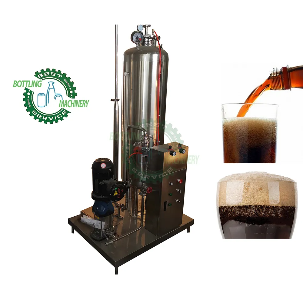 5000L/H 5ton bubble water soda water Single tank SS304 gas Syrup Beverage Carbonation Co2 Mixer