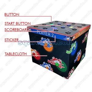 Machine de jeu d'arcade à monnayeur pour parc d'attractions, Chaos Strike-a-Light Naughty Beans pour 4 joueurs, pour la location de carnavals - Product Image 3