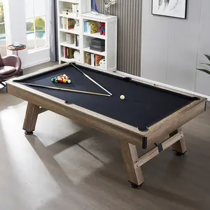 Nieuwe Volwassen Indoor 7ft Pooltafel Home Entertainment Aanpasbare Opvouwbare Pooltafel 7ft