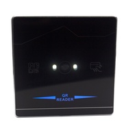 Lecteur de cartes intelligentes TIMY NFC ID IC ABS Wiegand RS485 ISO 14443A 13.56MHz avec scanner de codes QR pour contrôle d'accès