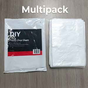 <span class=keywords><strong>Telo</strong></span> Protettivo Multiuso in Polietilene 4x5m, Pellicola Plastica per Riparazioni Domestiche, Pittura, Protezione Mobili, Imballaggio per Vendita al Dettaglio - Product Image 3