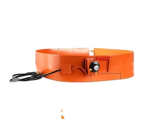 Riscaldatore Elettrico per Fusti in Gomma Siliconica da 55 Galloni con Protezione IP68 Impermeabile per Serbatoi Esterni - Product Image 1