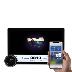 Lecteur multimédia universel pour voiture Android 13 de 11,8 pouces avec écran tactile, système de positionnement global, navigation CarPlay, prise en charge des CD - Product Image 2