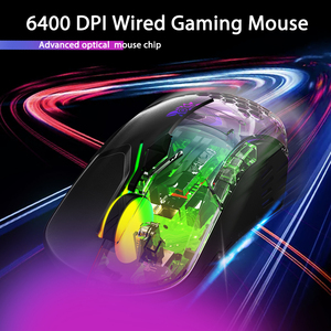 Onikuma-ratón óptico con cable <span class=keywords><strong>CW902</strong></span> para juegos, Mouse ligero con retroiluminación RGB, USB, ergonómico, brillante - Product Image 6