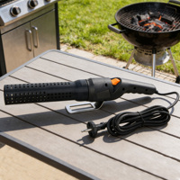 Vertak 2000W Brûleur de mauvaises herbes extérieur Allume-feu électrique Outil de barbecue Allume-feu Démarreur à charbon de bois