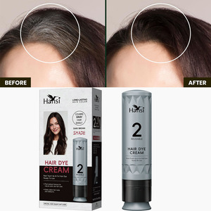 Kit de Coloración Capilar 100% Natural Sin Amoníaco, Suave, Profesional, con Botella de Doble Cámara, Crema para Teñir el Cabello - Product Image 3