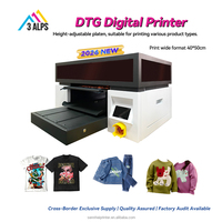 Nueva Impresora DTG 3ALPS Modelo 4050 con Tinta de Pigmento, Máquina Automática para Imprimir Camisetas con Pantalla Táctil para Ropa Suave y Transpirable