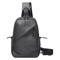 Sac à dos en nylon imperméable avec fermeture éclair, sac de voyage pour hommes de 5 pouces, pour toutes les saisons, décontracté, pour les sports de plein air, au quotidien