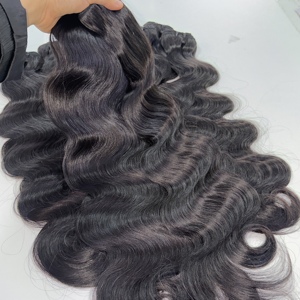 Extensiones de Cabello Natural Ondulado y Liso, Cabello Humano de un Solo Donante, Trama Doble, 100% Natural Sin Procesar, Precio de Fábrica - Product Image 5