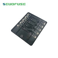 Vente chaude Fusible Bloc Lame Fusible Boîte Bus Bar Pouce Vis LED Indicateur 10 Voies Fusible Bloc Titulaire