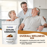 Gélules de Cannelle de Ceylan Ausreson OEM – Extrait Herbal Naturel pour Soutenir la Santé Immunitaire et Cardiaque – Capsules de Cannelle de Ceylan
