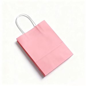 Bolsa de Papel Personalizada KM, Bolsa de Compras Ecológica, Bolsa de Papel Kraft con Asas Resistentes para Ropa, Zapatos y Comestibles - Product Image 3