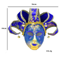 Youlun haute qualité carnaval venise Vintage Design plastique soie Clown Halloween danse fête habiller mascarade Joker masque