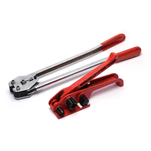 H19 J19 Manual PP PET Band Tensioning And Metal Buckle Sealing Combination Strapping Tool