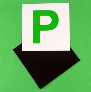 สติกเกอร์แม่เหล็กติดรถยนต์รูปตัว L ขนาด 7*7 นิ้ว แบบกันน้ำ ทำจาก PVC นิ่ม สำหรับผู้เริ่มต้นขับขี่ - Product Image 6