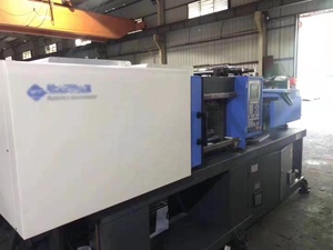 Machine de moulage par injection de plastique d'occasion de précision Haitian Electric 60 tonnes, moteur haute efficacité pour la fabrication de produits en plastique - Product Image 2