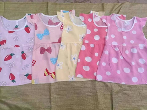 Ensembles de vêtements en polyester pour enfants Profit King, tenues d'été avec imprimé de dessins animés, couleurs mélangées, tailles 0-10, Top Clean - Product Image 4
