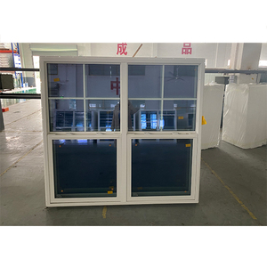 WEIKA Obtenga <span class=keywords><strong>Ventanas</strong></span> Blancas de <span class=keywords><strong>Vinilo</strong></span> Personalizadas con Doble Hoja Abatible, Bajo MOQ, Proveedor Confiable, Ventana Corredera Vertical de UPVC/PVC - Product Image 1