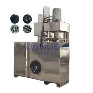 Machine à briquettes de charbon de bois DANUBE en acier inoxydable, hydraulique, de haute qualité, facile à utiliser pour la fabrication de briquettes de charbon de bois pour barbecue - Product Image 1