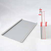 Panneau de Slot, support d'affichage de nom, aluminium acrylique, support de prix pour supermarché, bureau, plaque de nom