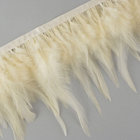 Franges de plumes de coq teintes de 5-6 pouces et 6-8 pouces pour costumes de carnaval, coiffes, fêtes, mariages et décoration intérieure