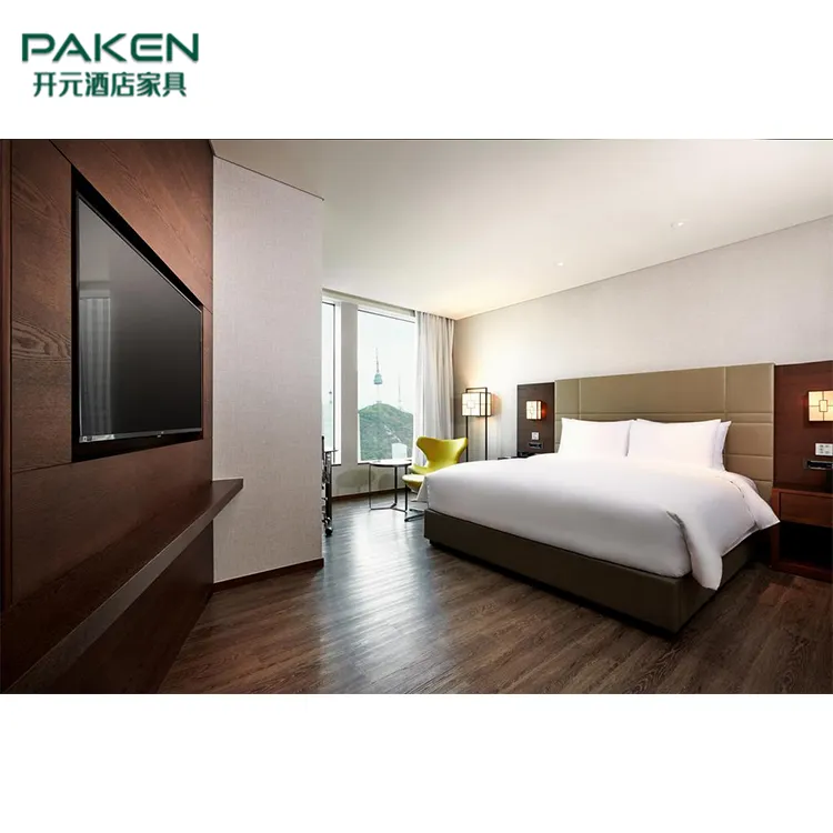 Apartemen Hotel Modern Rumah Furnitur Kamar Tidur Desain Interior untuk 5 Bintang