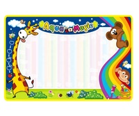 Grand tapis magique aquatique éducatif pour enfants, nouvelle taille, ensemble de tapis de dessin d'eau amusant, tapis de gribouillage d'eau recyclable pour enfants