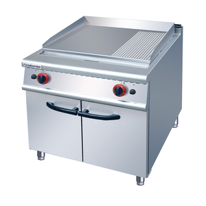 Cocina Clásica para Restaurante, a <span class=keywords><strong>Gas</strong></span> <span class=keywords><strong>Natural</strong></span>/GLP, <span class=keywords><strong>con</strong></span> Placa <span class=keywords><strong>de</strong></span> Cocción Francesa, <span class=keywords><strong>Horno</strong></span> y Estufa <span class=keywords><strong>con</strong></span> Gabinete para Equipamiento <span class=keywords><strong>de</strong></span> Cocina Comercial - Product Image 2