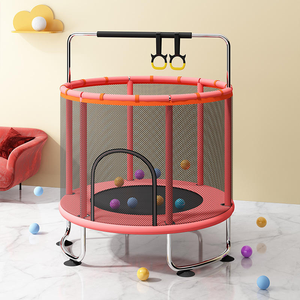 Trampolino e <span class=keywords><strong>letto</strong></span> elastico per <span class=keywords><strong>bambini</strong></span> da interno con rete di sicurezza e scivolo per piccole famiglie - Product Image 1